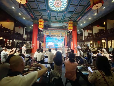 “扬州·淮扬美食书场”走进南京博物院